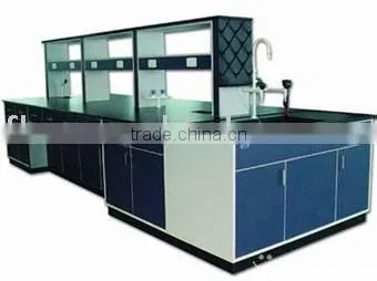All steel laboratory central bench/lab table/lab central bench