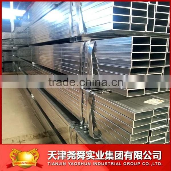 YAOSHUN ASTM Square Tube /galvanized Iron Square Tube 100x100 ms Square Pipe Price & Steel Square Tube & ms Square Tube