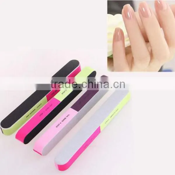 Nail Art Manicure 6 Way Shiner Buffer Buffing Block Sanding File photo-5