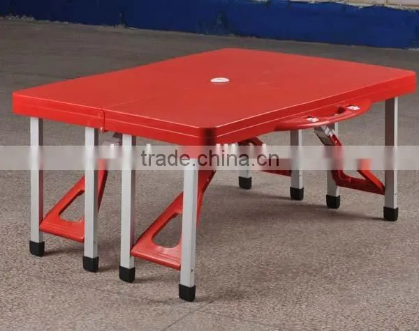 Red Colour Outdoor Plastic Folding Table(real Factory) photo-6
