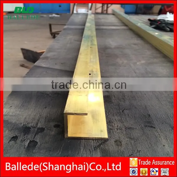 U Shaped Brass Extrusions