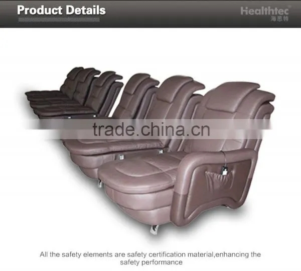 Genuine pu Leather Sofa European Recliner Chair Supplier's Choice photo-6