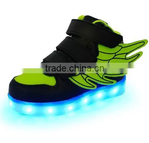 Kids Girls Boys LED Light Sneakers Luminous Casual Flashing Usb Charger Led Shoes photo-2