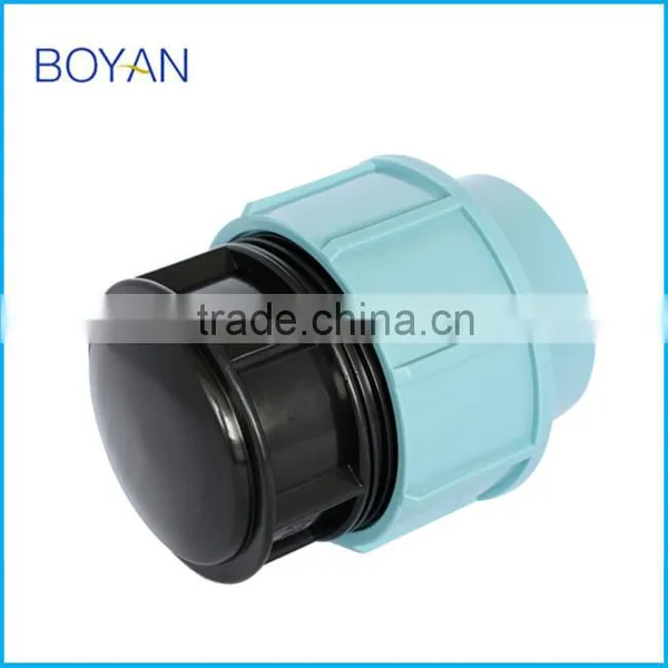 BOYAN Zhejiang Taizhou Plastic Pipe Fitting Light Blue pp Compression Plug photo-6