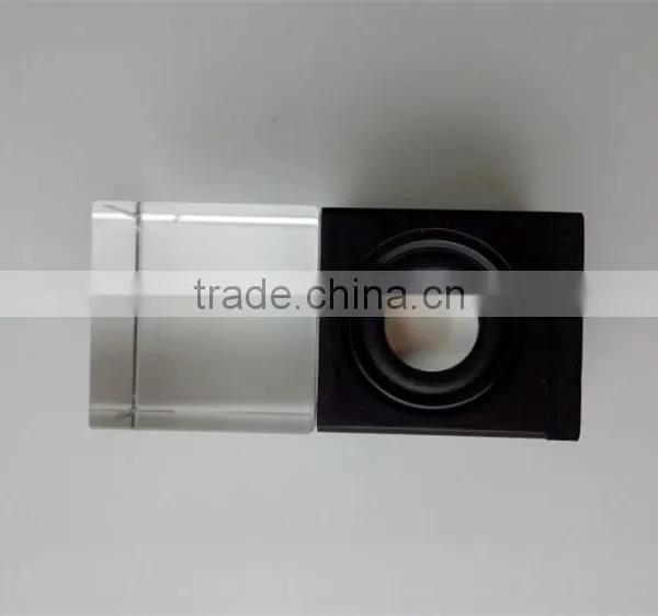 Wired Crystal Speaker With Laser Logo photo-6