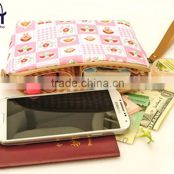 Canvas Lady Clutch Bag Outdoor Daily Bag Handle Clutch Collecting Bag photo-5