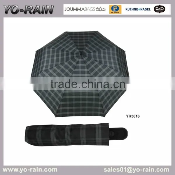 3 Fold High Quality Deluxe Umbrella, Easy Open and Close Rainproof Umbrella