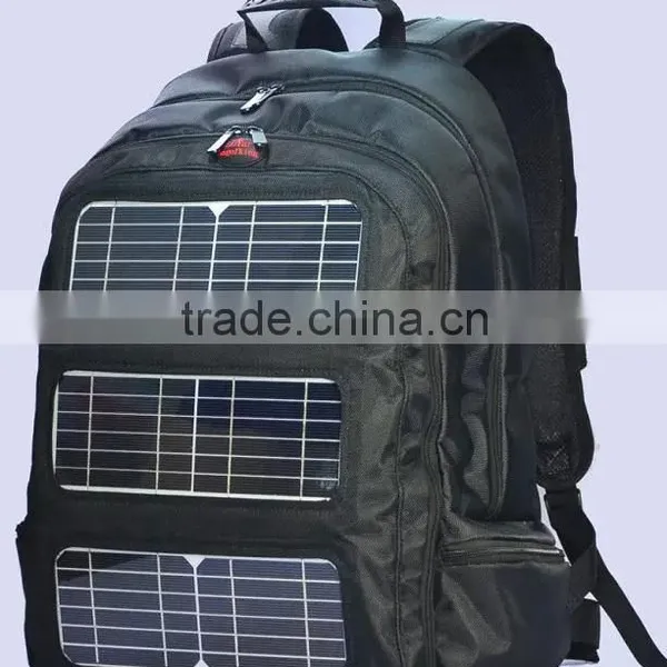 Waterproof High Efficient 10w Convenient Solar Charger Bagpack For Mobile Phone Iphone Digital Camera MP3 MP4 GPS