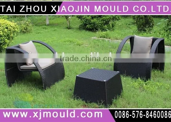 Plastic Garden Rattan Chair With Armrest Mould Maker in Taizhou photo-3