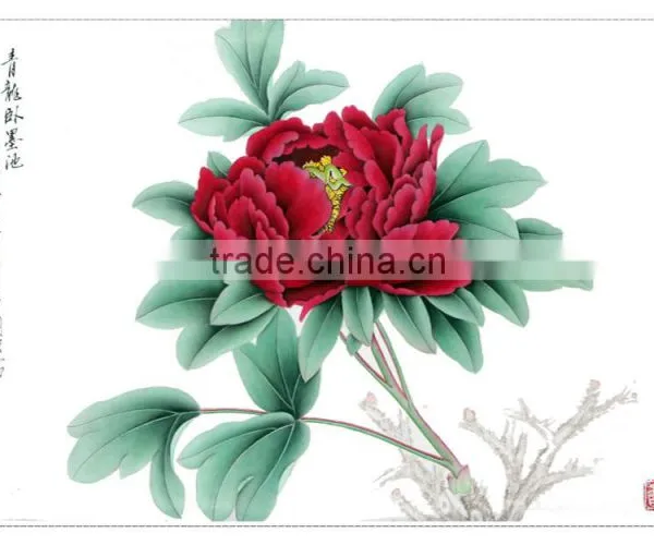 China 100% Handmade Painting Peony Painting photo-4