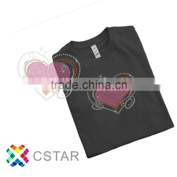 Heart HOTFIX Rhinestone Motif Designs