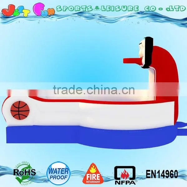 Inflatable Trampoline Basketball Hoop, Inflatable Slam Dunk Basketball Game Supplier's Choice photo-3