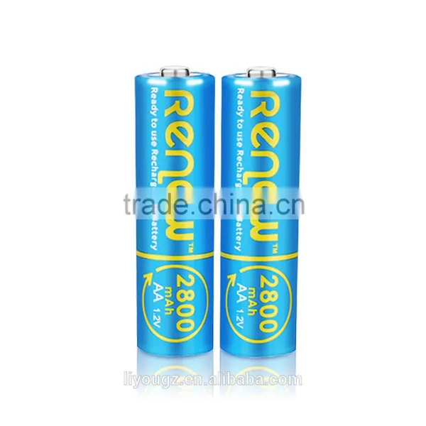 RENEW Brand NiMH AA 2800mAh Ready-To-Use AA Rechargeable Batteries 12 Pack photo-3