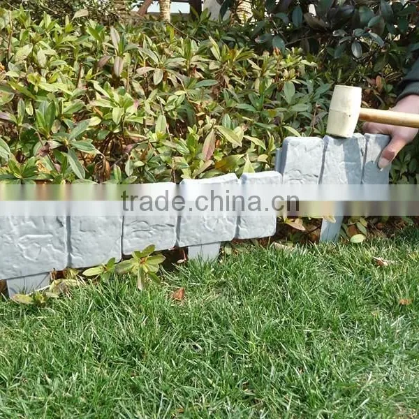 Very Useful Cheap and Portable Plastic Lawn Edging