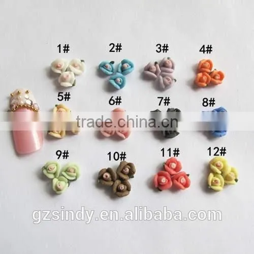 500pcs Ceramic Flower! Nail Art Ceramic Flower 5MM! ZX:TC809 Quality Choice photo-5