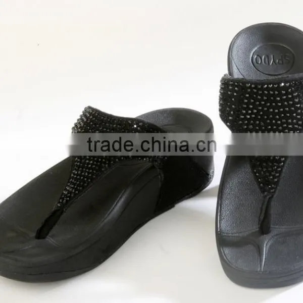 Fashion Shoes Woman Fipflop Wedge Heel photo-2