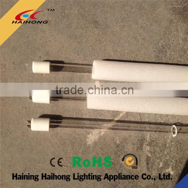 Double-ended 185nm 254nm T5 Quartz Glass uv Germicidal Lamp photo-3
