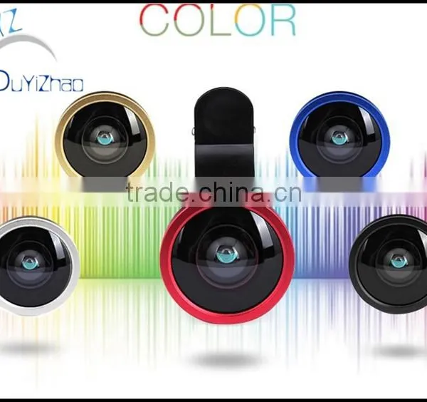 Wholesale Universal Clip-on 0.4x Super Wide Angle Phone Lens for IPhone Ipad Samsung Mobile Phone Camera Lens photo-3