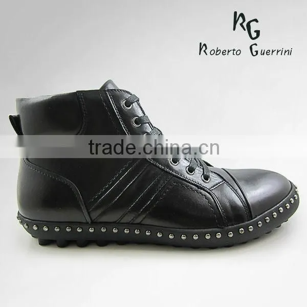 Man Casual Leather Boot photo-2