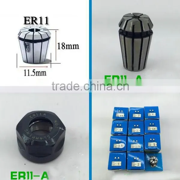 DC Spindle Motor ER11-A Nut 12pcs Collets+1pc Nut 1mm 2mm 3.175mm 6mm 7mm photo-2