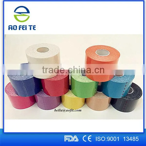 Aofeite High Quality Wholesale Cure Medical Foam Zinc Oxide Kinesiology Tape for Spots photo-4