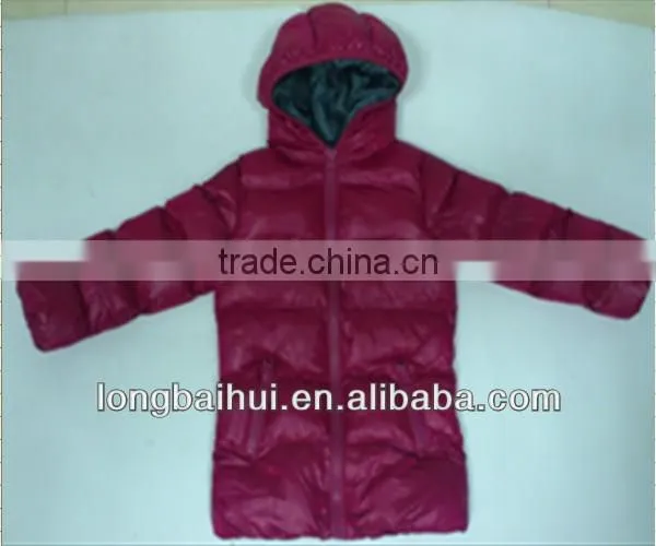 2014 GIRL'S WINTER PLOYESTER PADDED JACKET WHOLESALE IN CHINA photo-2