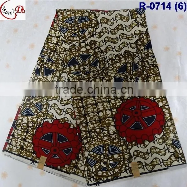 Real 0714 (1-6) High Quality /Real WAX Printed 6 Yards Each Piece photo-6