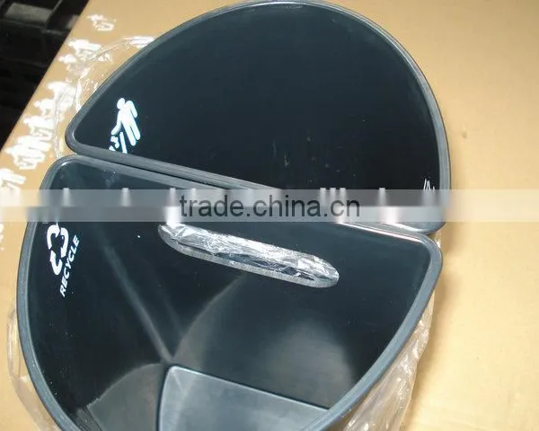 ABS Fire Resistant Plastic Twin Dustbin for Hotel photo-5