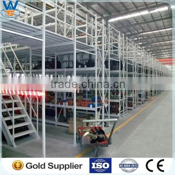 Mezzanine Racking,Heavy Duty Pallet Rack Storage / Metal Shelving System / Pallet Rack Supported Mezzanine