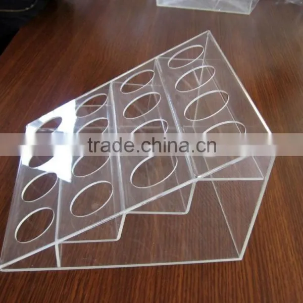 4 Tiers Acrylic Nail Polish Displays Rack, Acrylic Cosmetic Display Stand photo-4