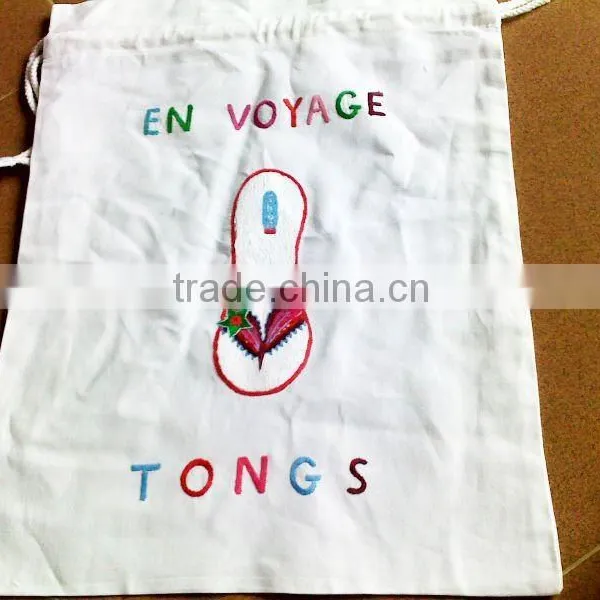 embroidery shoe bag