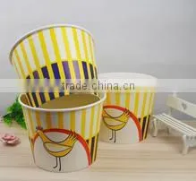 64oz Disposable Paper Chicken Bucket Food Container
