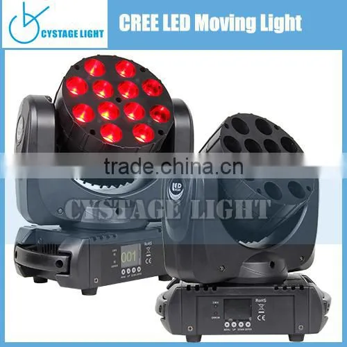 Guangzhou Stage Light 12x10W RGBW 4in1 LED Beam Wash Moving Head Light photo-3