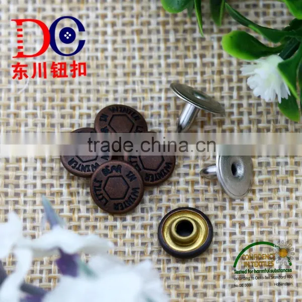 Fashion Metal Button Manufacture Jean Rivet With Embossed Logo photo-6