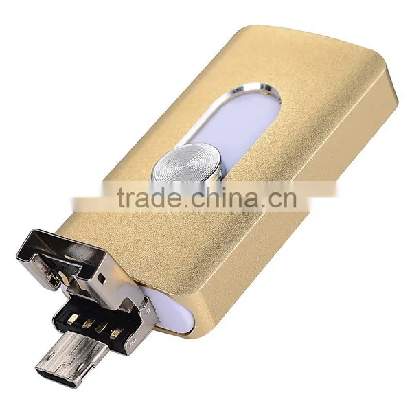 3 in 1 Otg Usb Flash Drive, USB Pen Drive For Iphone and Android Device photo-2