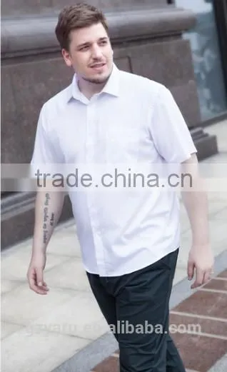 Men's Plus Size XXXL Etc Classical Casual Business Cotton Short Sleeve Shirt photo-3