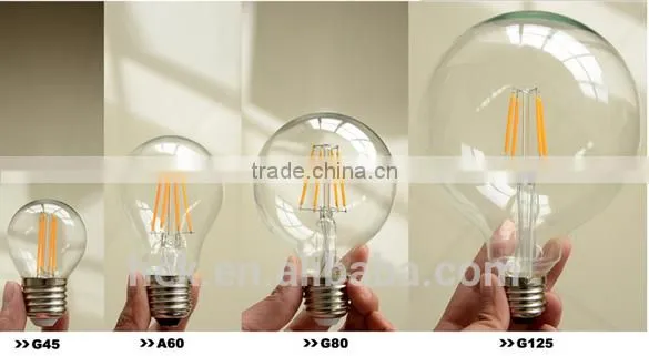 CE ROHS ERP 8W 800lm Led Bulb Filament E27 Led Filament Dimmable photo-3