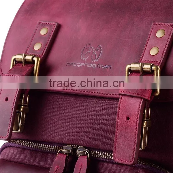 Handmade Vintage Bag Leather Camera Bag for Canon 600d photo-6