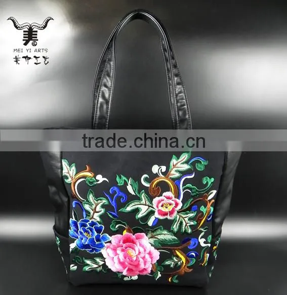 Embroidery PU Tote Bag With High Quality From Chinese Manufacturer for Promotion photo-2