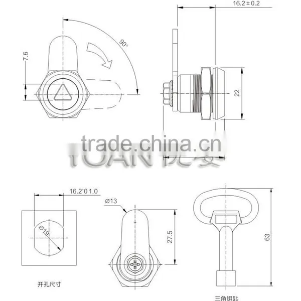 the Tumbler Cam Lock for Hardware Shenzhen photo-3