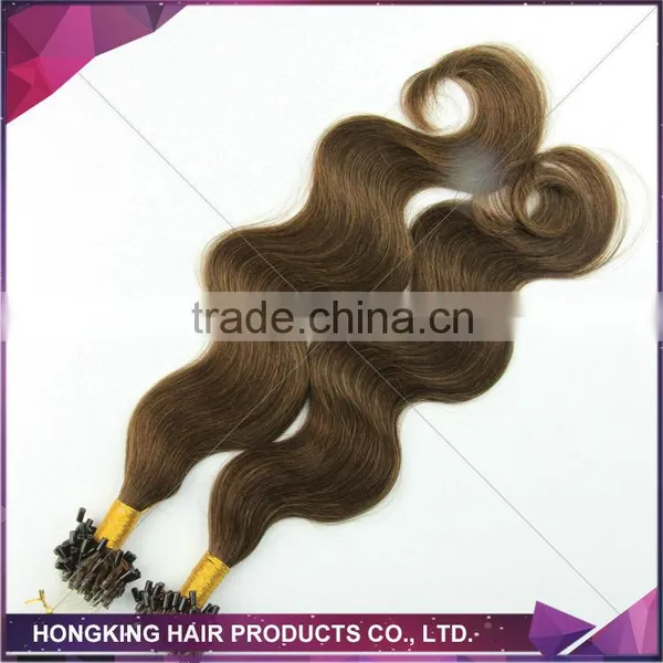 Cheap Real Human Hair Extensions Micro Loop Hair Extension Micro Links Hair Extension photo-2