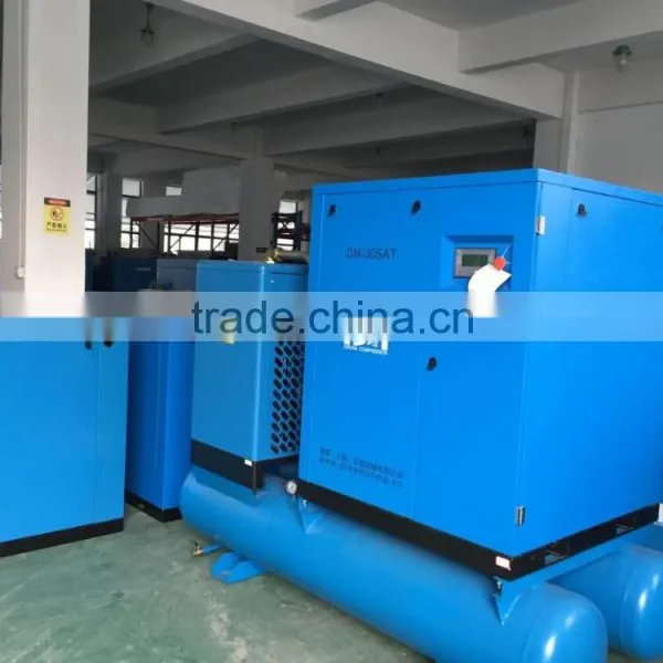 30KW 5m3/min Oil Lubricated Industrial Electric Rotary Screw Type Air Compressor photo-2