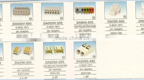 Factory Price Connector Green 5.08 5.00 mm Wire Connecting wp Push Socket Terminal Block photo-4