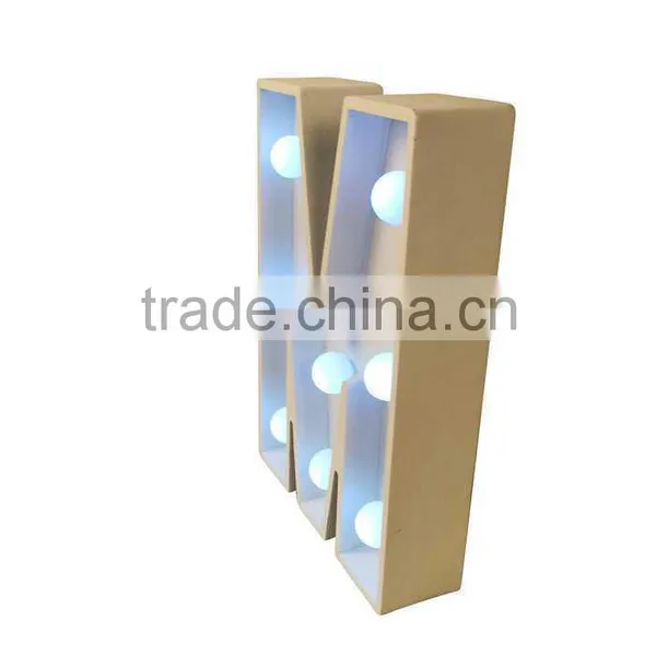 Yellow Warm Light Color Marquee Letter Light for Wedding and Room Decoration photo-2
