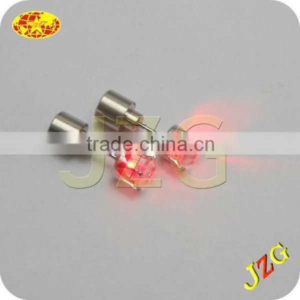2014 Fashion Earrings Factory Wholesale Led Flashing Earrings for Party Christmas Gift Diamond Stud Earrings