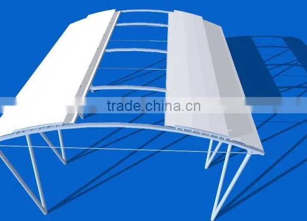 Smart Collapsible and Automatic Retractable and Open and Close Textile Architecture for Roof System photo-3