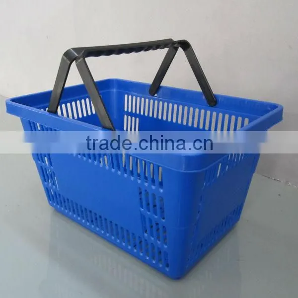 Supermarket Square Style Shopping Baskets RH-BPH21-1 For Supermarket Shopping Basket With Double Handles photo-4