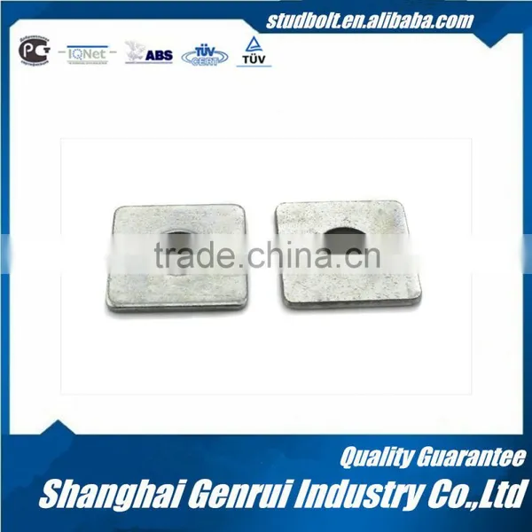 High Quality Zinc Plated Steel Flat Square Washer Din436 photo-5