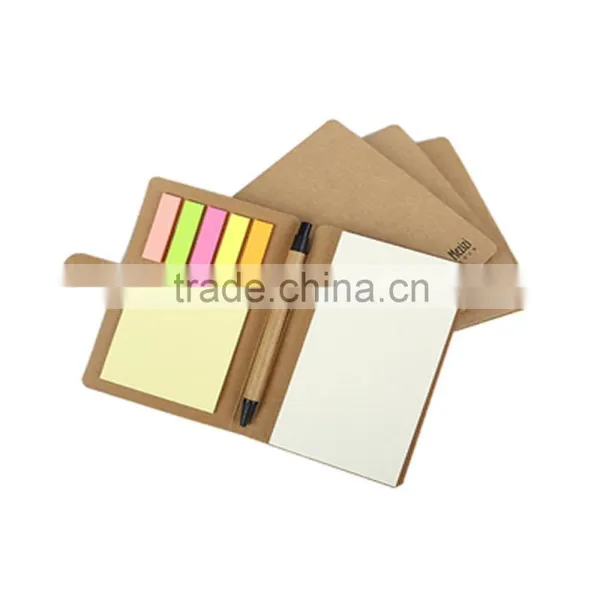 Recycled Kraft Paper Notebook With Kraft Pen