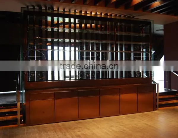 Customized 1000-2000 Bottles Wine Bottle Cellar Display Showcase Fridge photo-2